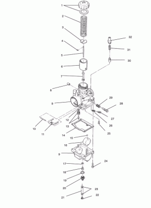 CARBURETOR - S01SU4BS (4961576157C010)