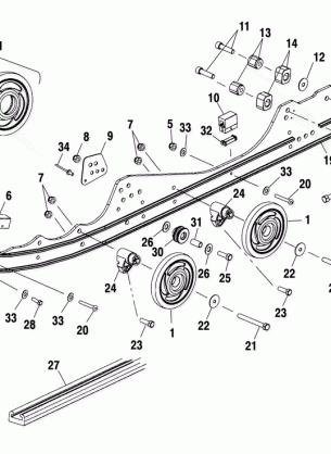 RAIL MOUNTING (SUSPENSION) - S01NB4BS (4960876087B007)