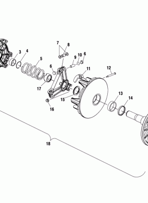 DRIVE CLUTCH - S01NB4BS (4960876087B012)