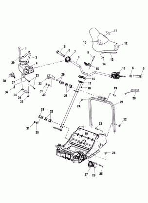 STEERING - HANDLEBAR - S01NB4BS (4960876087B001)