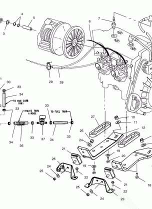 ENGINE MOUNTING - S01NB5BS (4961206120B012)