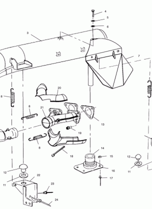 EXHAUST SYSTEM - S00SD5BS (4953885388c002)