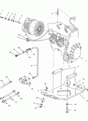 ENGINE MOUNTING - S00SB5BSA (4953975397c002)