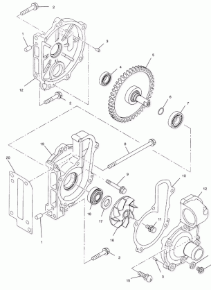 WATER PUMP - S00SB8AS (4954015401c013)