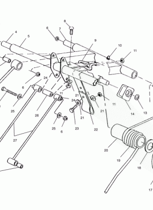 REAR TORQUE ARM - S00SD5BS (4953885388b012)