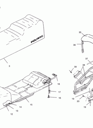 SEAT and GAS TANK - S00SD5BS (4953885388a006)