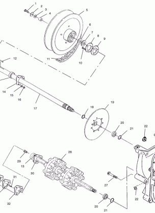 DRIVE TRAIN - S00SD7AS (4954085408B009)