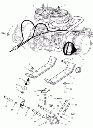 ENGINE MOUNTING - S00SD7AS (4954085408C005)