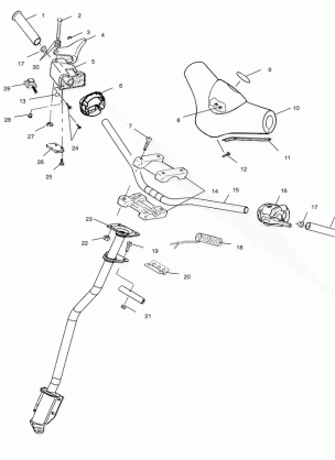 STEERING - HANDLEBAR - S00SD7AS (4954085408B007)