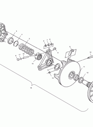 DRIVE CLUTCH - S00SP6ES (4954045404c004)