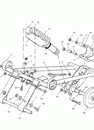 FRONT TORQUE ARM - S00SP7AS (4954075407b012)