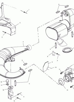 EXHAUST SYSTEM - S00SR5AS (4953915391c001)
