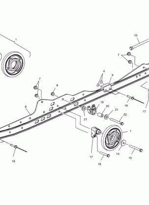 RAIL MOUNTING SUSPENSION - S00SR6DS (4954125412b011)