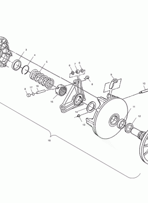 DRIVE CLUTCH - S00SR6DS (4954125412b014)