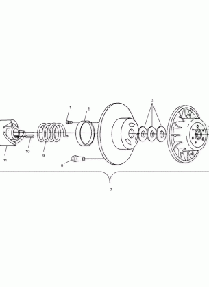 DRIVEN CLUTCH - S00SR6DS (4954125412c001)