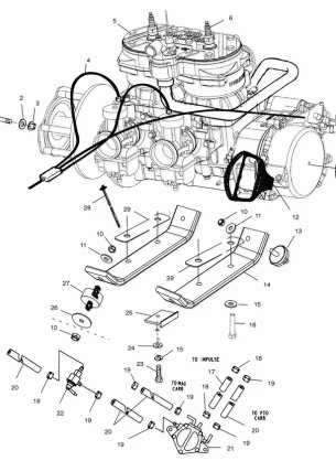 ENGINE MOUNTING - S00SR6DS (4954125412c003)