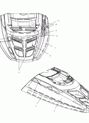 HOOD - FOAM / FOIL - S00SR6DS (4954125412a011)