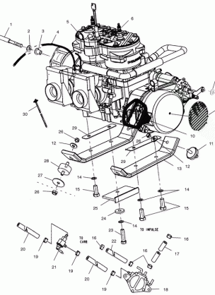 ENGINE MOUNTING - S00SR8BS (4954115411C003)