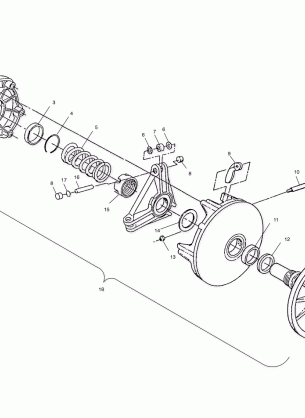 DRIVE CLUTCH - S00SS7AS (4954095409c004)