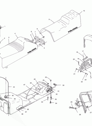 SEAT and GAS TANK - S00SS7AS (4954095409a007)