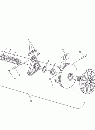 DRIVE CLUTCH - S00LD3AS (4953535353b011)