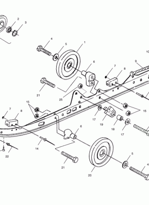 RAIL MOUNTING (SUSPENSION) - S00LD3AS (4953535353b008)