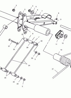 REAR TORQUE ARM - S00LD3AS (4953535353b010)