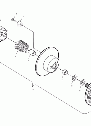 DRIVEN CLUTCH - S00LD3AS (4953535353b012)