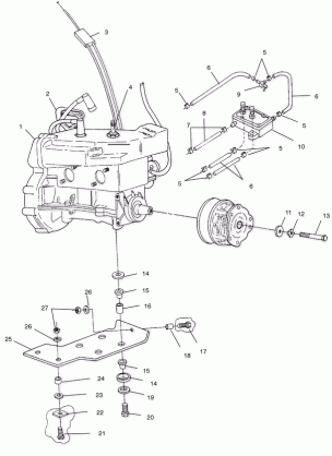 ENGINE MOUNTING - S00LD3AS (4953535353b013)