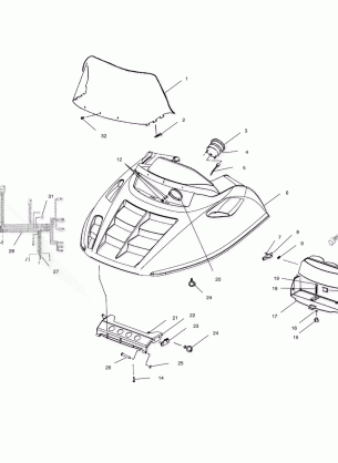 HOOD ASSEMBLY - S00LD3AS (4953535353a009)