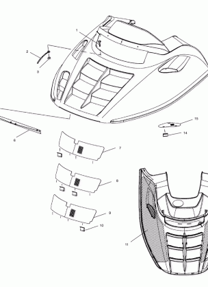 HOOD ASSEMBLY - S00LD3AS (4953535353a010)