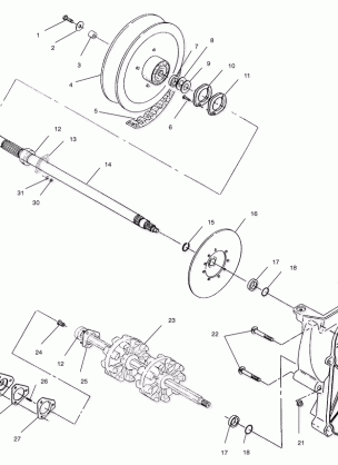 DRIVE TRAIN - S00LT3AS (4958075807b004)