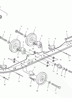 RAIL MOUNTING SUSPENSION - S00LT3AS (4958075807b006)