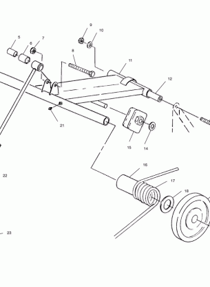 REAR TORQUE ARM - S00LT3AS (4958075807b008)