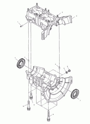 CRANKCASE - S00LT3AS (4958075807c001)