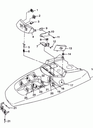 HOOD - HEADLIGHT - 099ER4BS (4948294829a012)