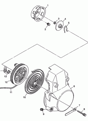 RECOIL STARTER - 099ER4BS (4948294829d002)