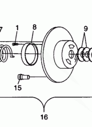 DRIVEN CLUTCH - 099ER4BS (4948294829c002)