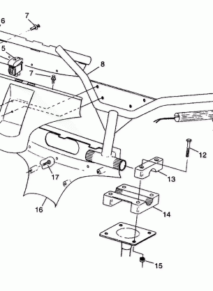 STEERING - HANDLEBAR - 099ER4BS (4948294829b004)