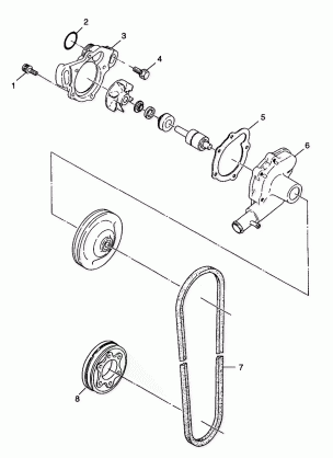 WATER PUMP - 099ER4BS (4948294829c011)