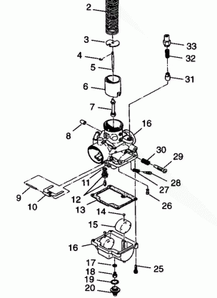 CARBURETOR - 099ER4BS (4948294829c013)