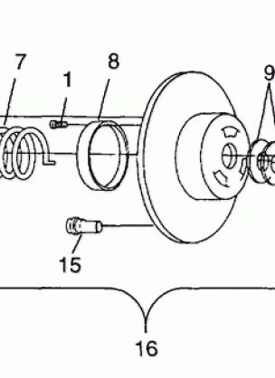 DRIVEN CLUTCH - 099ET6ASA (4948384838c004)