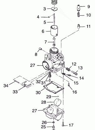 CARBURETOR - 099ET6ASA (4948384838c013)