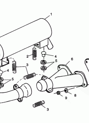 EXHAUST SYSTEM - 099LT3AS (4946704670b012)