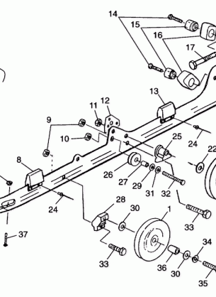 RAIL MOUNTING (SUSPENSION) - 099AB7BS (4948424842b010)