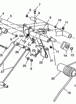 REAR TORQUE ARM - 099AB7BS (4948424842b013)