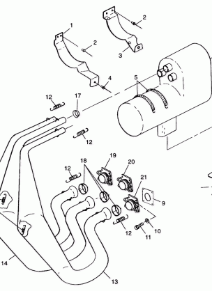 EXHAUST SYSTEM - 099AB7BS (4948424842c005)