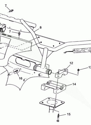 STEERING - HANDLEBAR - 099AB7BS (4948424842b002)