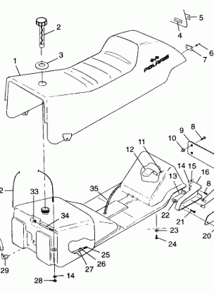 SEAT and GAS TANK - 099SB6DS (4948464846a006)