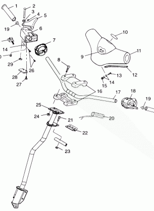 STEERING - HANDLEBAR - 099SB7AS (4948494849b007)